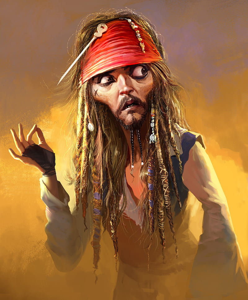 Jack Sparrow Pirates Of The Caribbean Funny, HD phone wallpaper