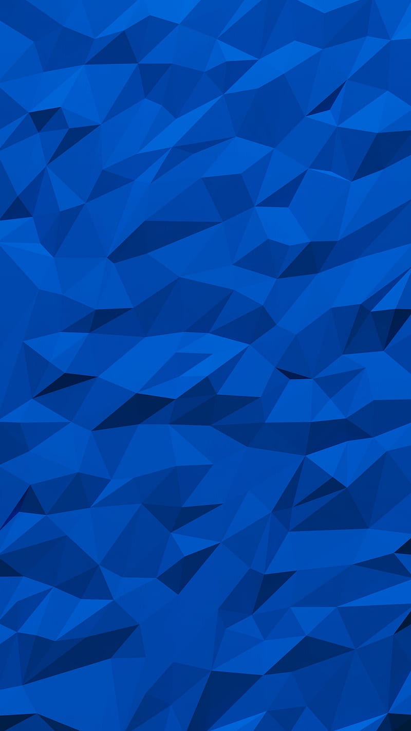 blue, embossed, polygon, convex, texture, geometry, diamonds, HD phone wallpaper