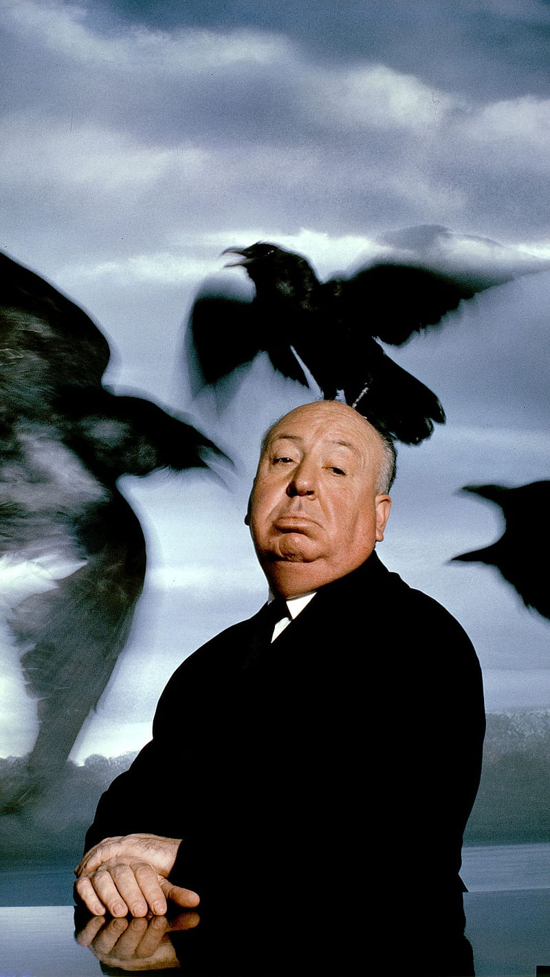 Alfred Hitchcock, director, english, producer, tv host, HD phone wallpaper