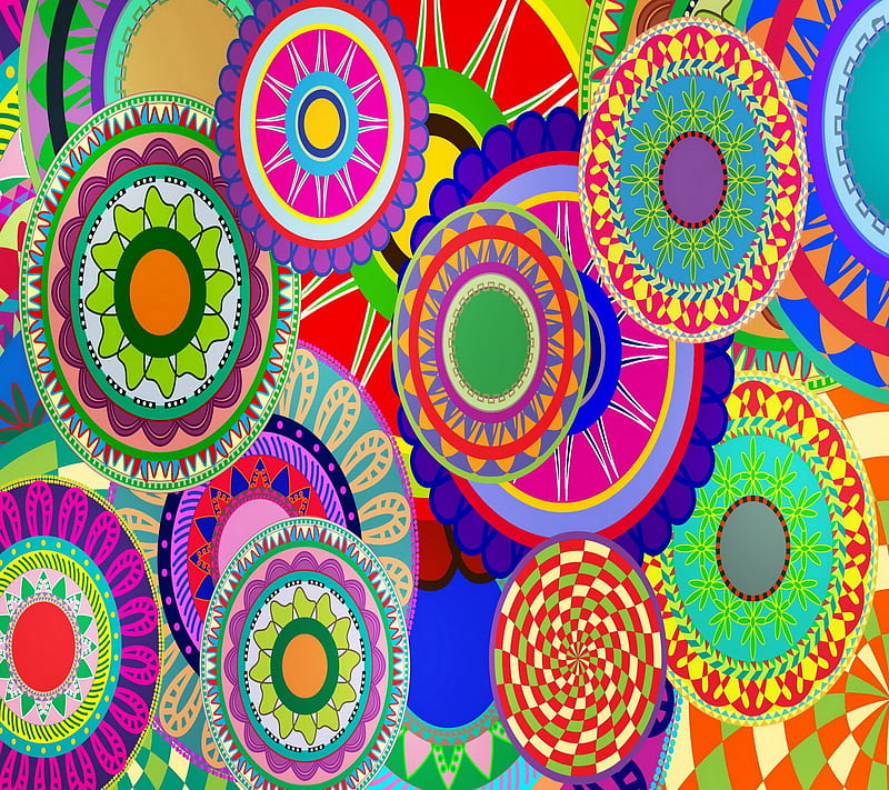 Floral Design, abstract, design colorful, floral pattern, HD wallpaper