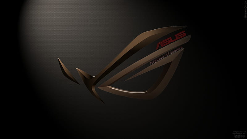 Asus Hero, ROG, Republic of Gamers, Asus, Logo, HD wallpaper