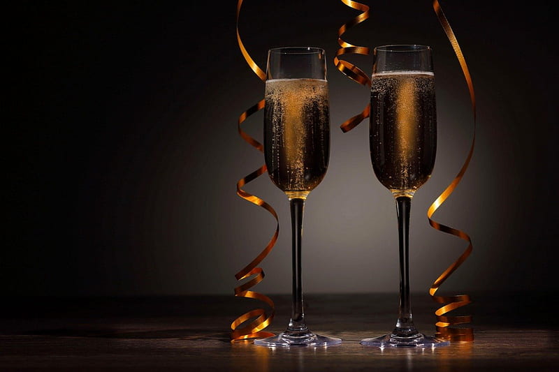 New year champagne, sparkling, pretty, lovely, holiday, wine, toast, bonito, new year, happy new year, mood, nice, cheers, champagne, HD wallpaper
