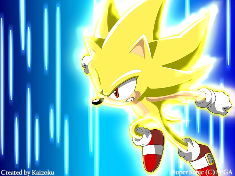 Yellow Super Sonic Wallpapers - Sonic the Hedgehog Wallpapers