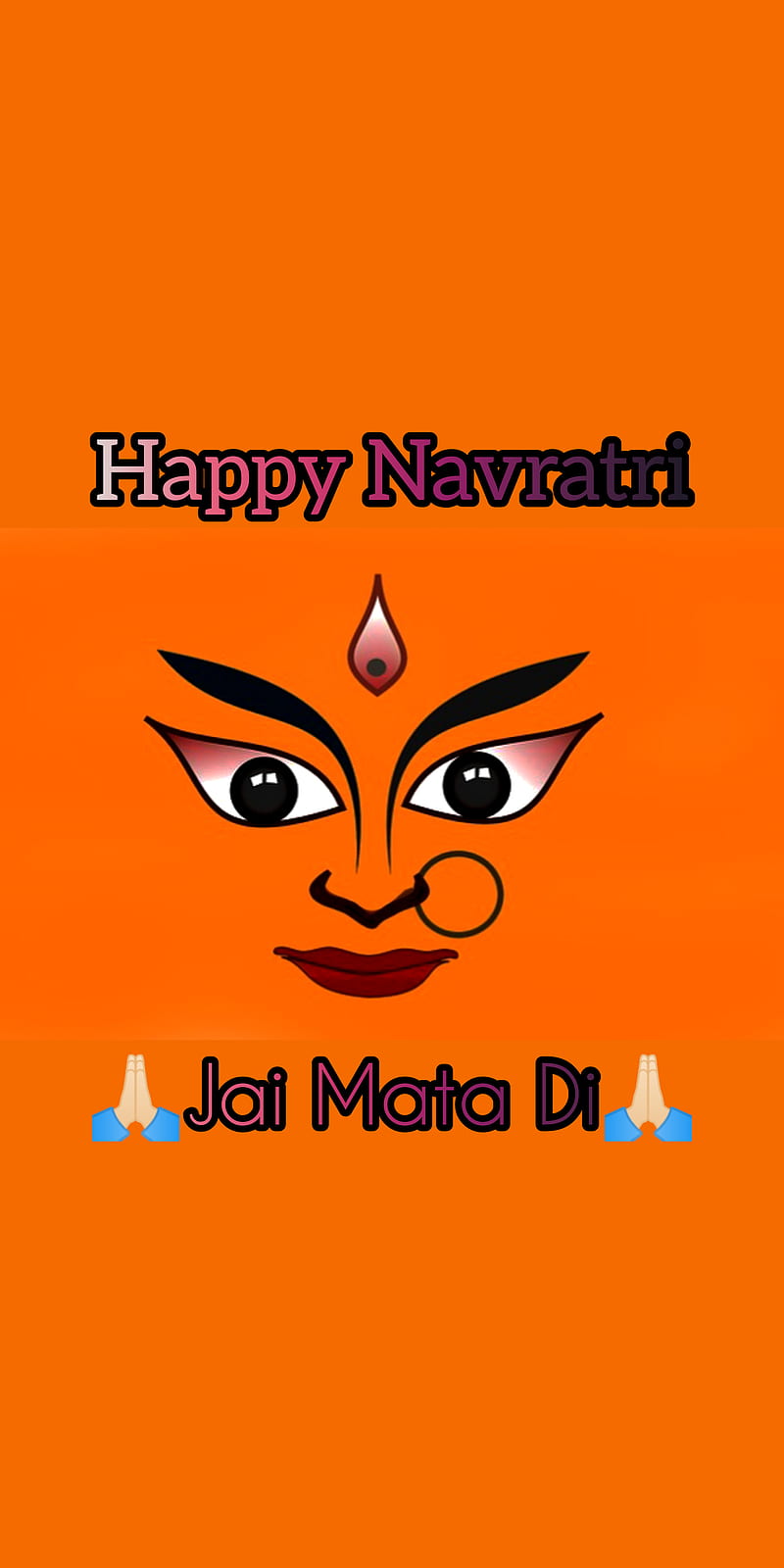 Happy Navratri, chaitra, durga maa, iphone, jai mata di, march, navratri,  spiritual, HD phone wallpaper | Peakpx
