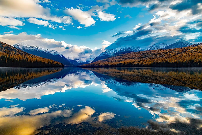 Lake McDonald, Glacier National Park, Lakes, Mountains, National Parks, Nature, HD wallpaper