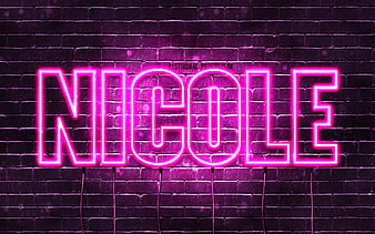 Nalani with names, female names, Nalani name, purple neon lights ...