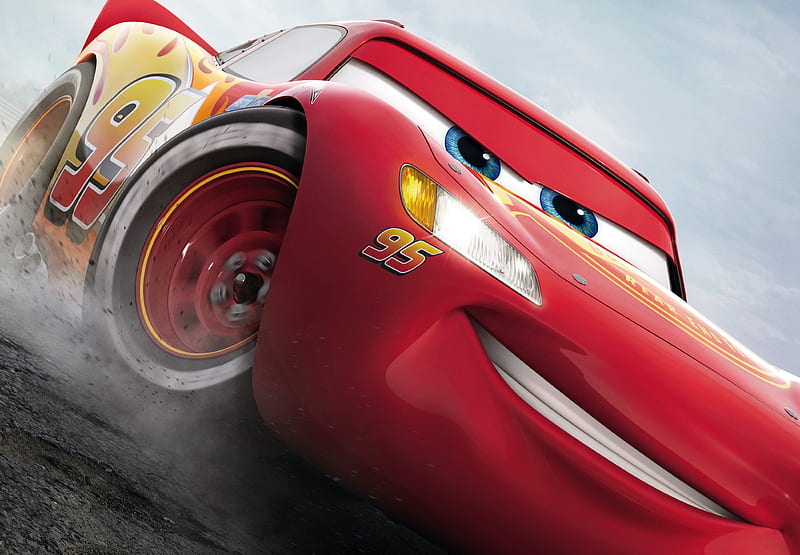 Lightning McQueen Cars 3, cars-3, pixar, animated-movies, 2017-movies, HD wallpaper