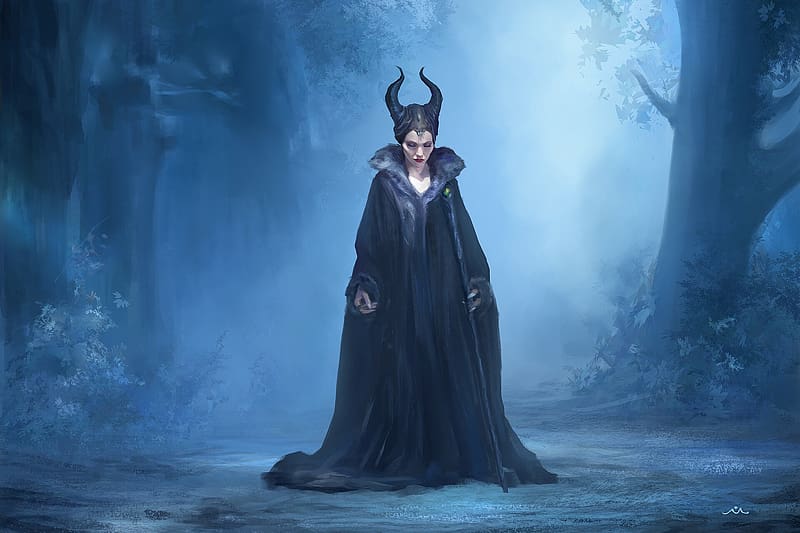 Maleficent: Mistress of Evil 2019, angelina jolie, afis, fantasy, movie, mistress of evil, poster, disney, maleficent, fairy, HD wallpaper