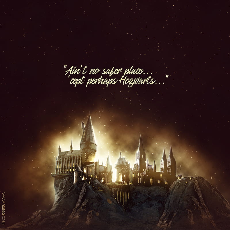 Hogwarts School, deathly hallows, fantastic beasts, grindelwald, hagrid, harry potter, magic, quotes, rds90, HD phone wallpaper