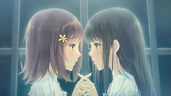 RandomBoard ಮೇಲೆ X: #wallpaper #yuri, #anime girls, #kissing, #Innocent  Grey, #Kousaka Mayuri, #Shirahane Suou  / X