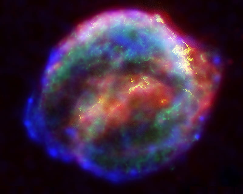 Kepler's supernova, hubble, space, supernova, HD wallpaper