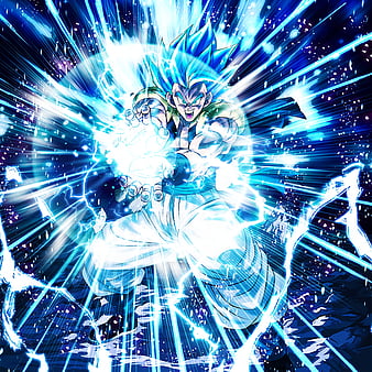 Abstract Gogeta SSJ Blue Evolution Live Wallpaper - MoeWalls