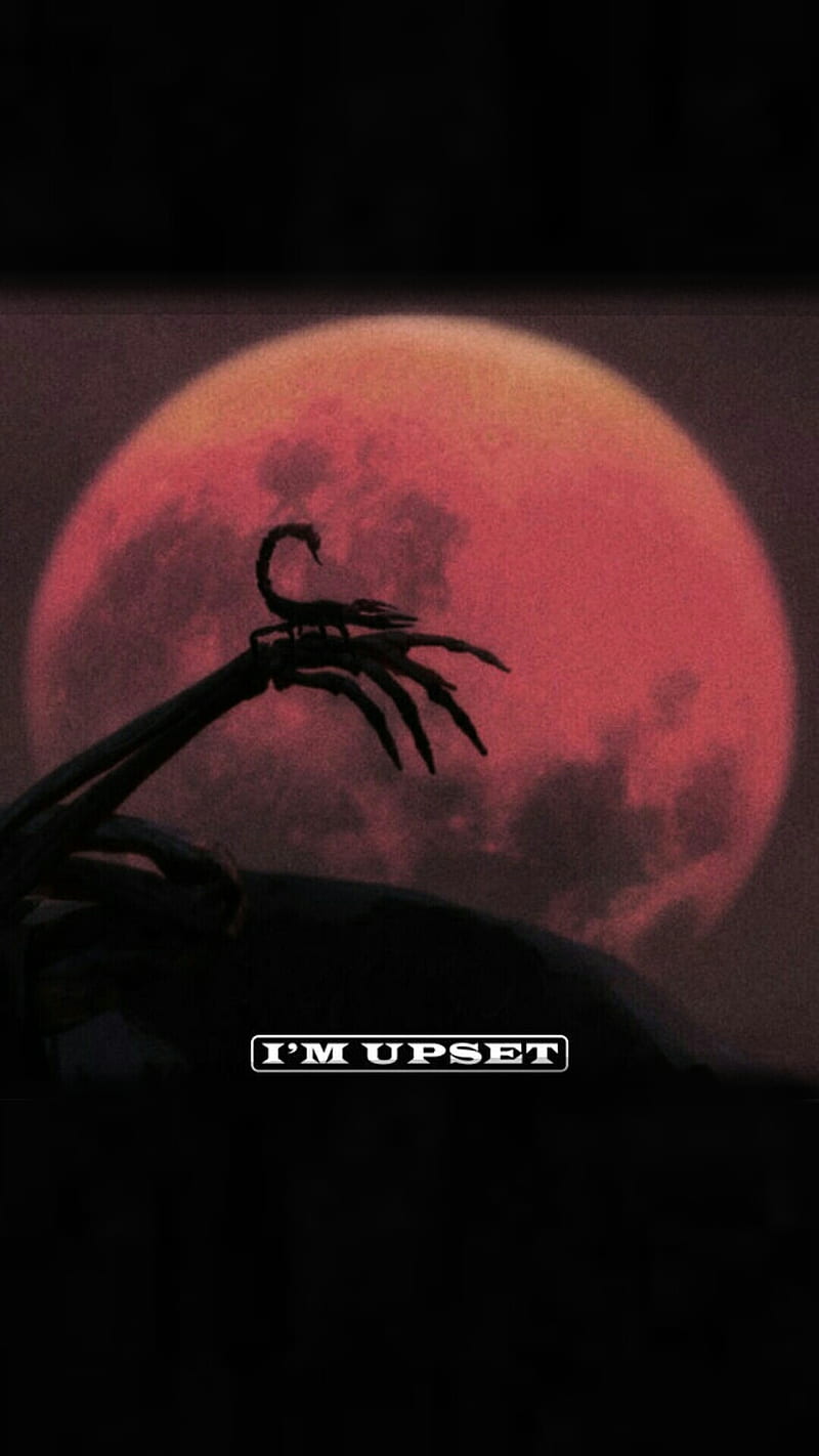 Drake Im upset, moon, sunset, HD phone wallpaper | Peakpx