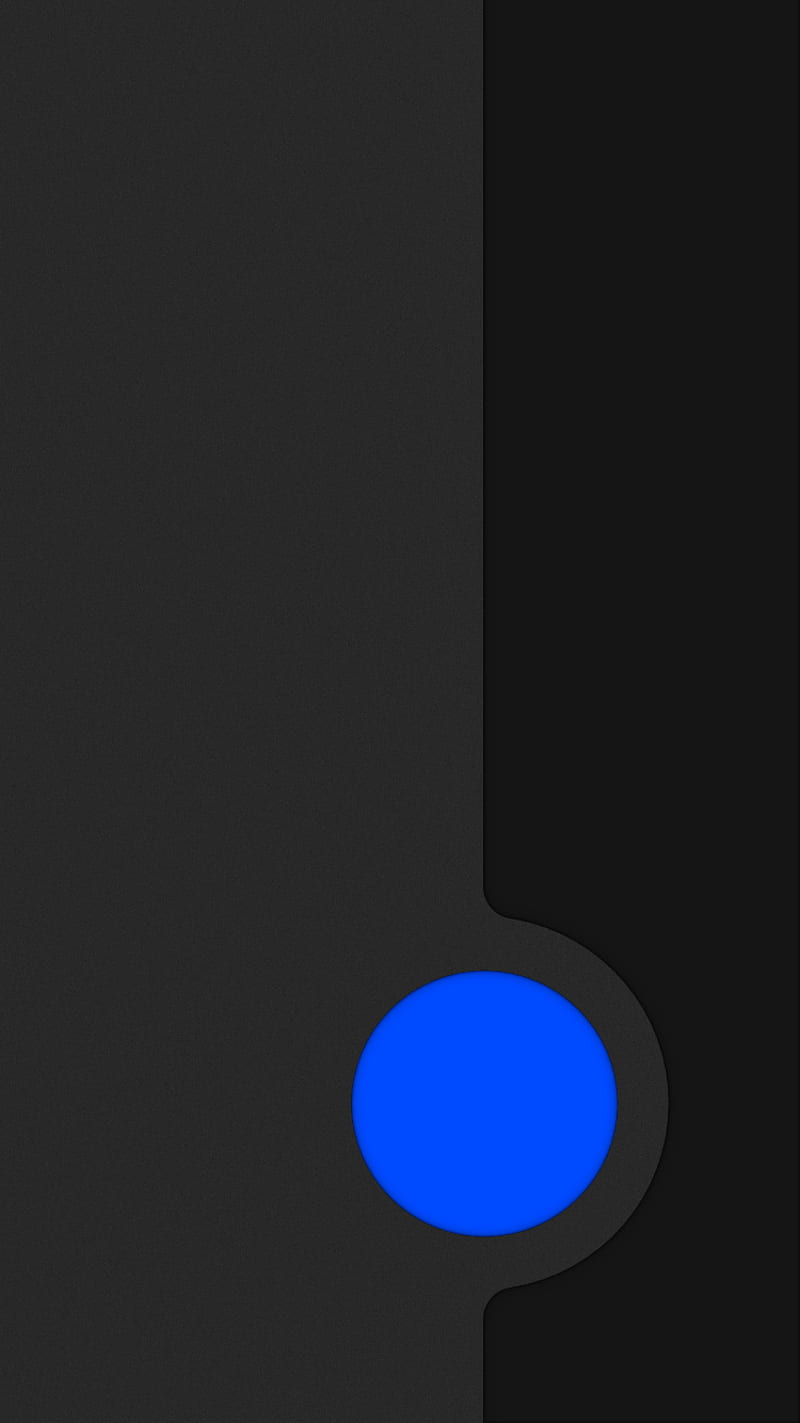 Blue Button, abstract, black, blue, button, circle, desenho, dot, google, material, HD phone wallpaper