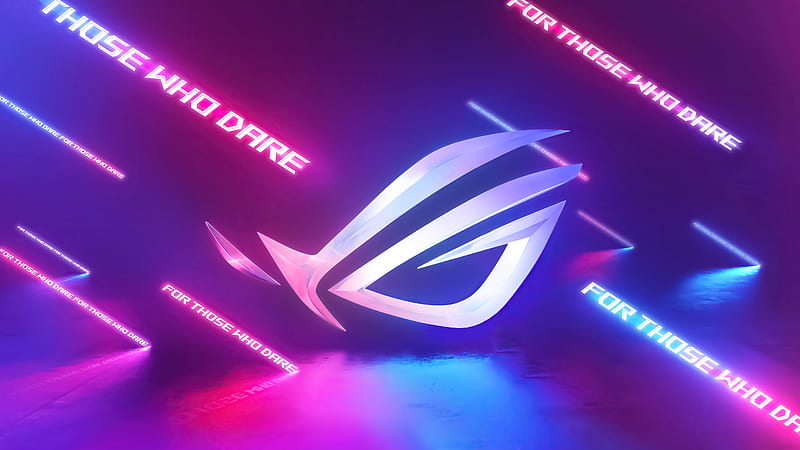 Technology, Asus ROG, Republic of Gamers, Logo, Colorful, HD wallpaper