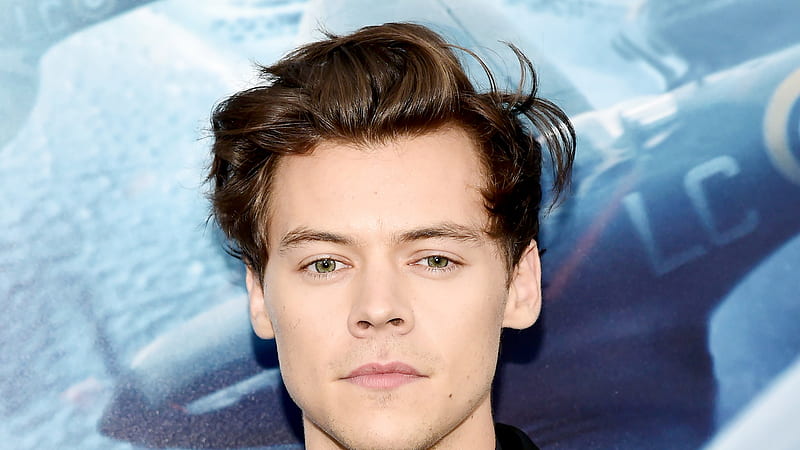 Ash Eyes Face Of Harry Styles In Blue Art Background Harry Styles, HD wallpaper