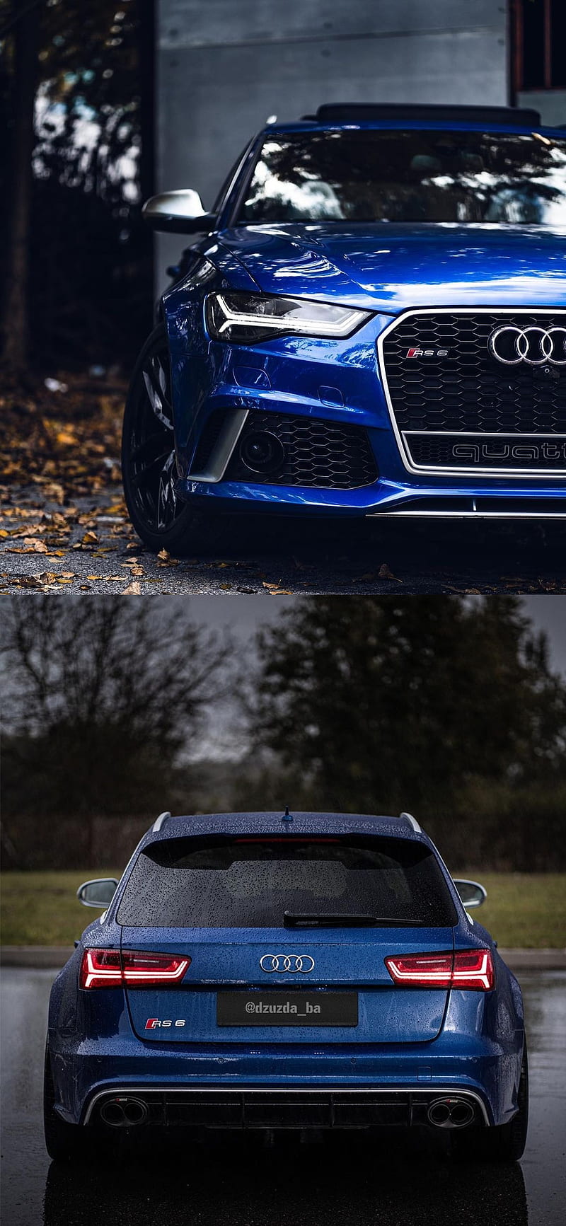 Audi RS6 Blue, audi rs6, car, carros, iphone, quattro, samsung, sport, HD phone wallpaper