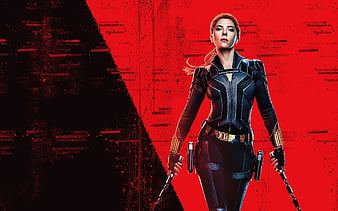 Natasha Romanoff poster, Black Widow, 2020 movies, Scarlett Johansson, HD wallpaper