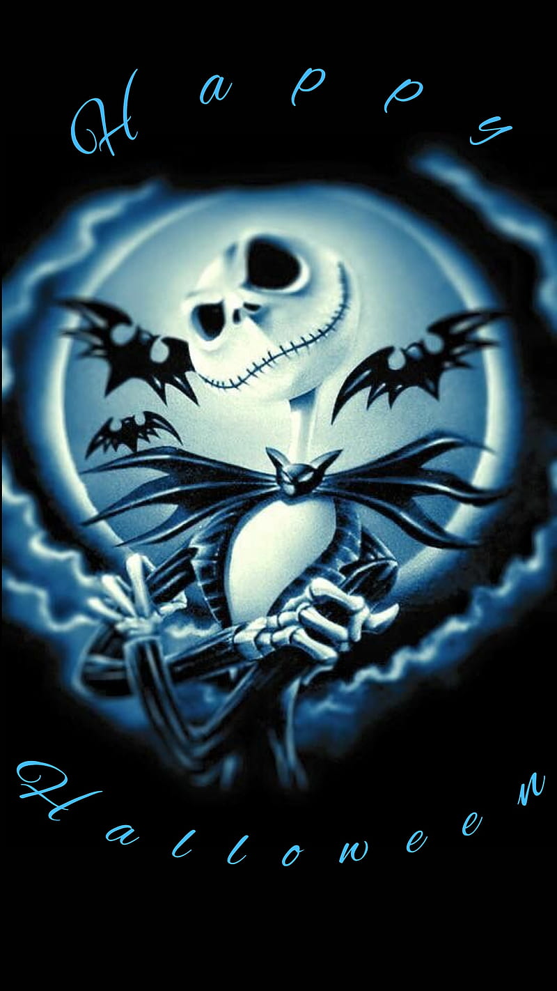 Blue Halloween Jack, halloween, halloween jack, jack skellington,  nightmare, HD phone wallpaper | Peakpx