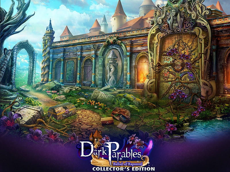 Dark Parables 7 - Ballad of Rapunzel01, hidden object, cool, video games, puzzle, fun, HD wallpaper