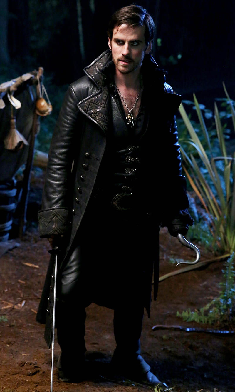 captain hook once upon a time iphone wallpaper