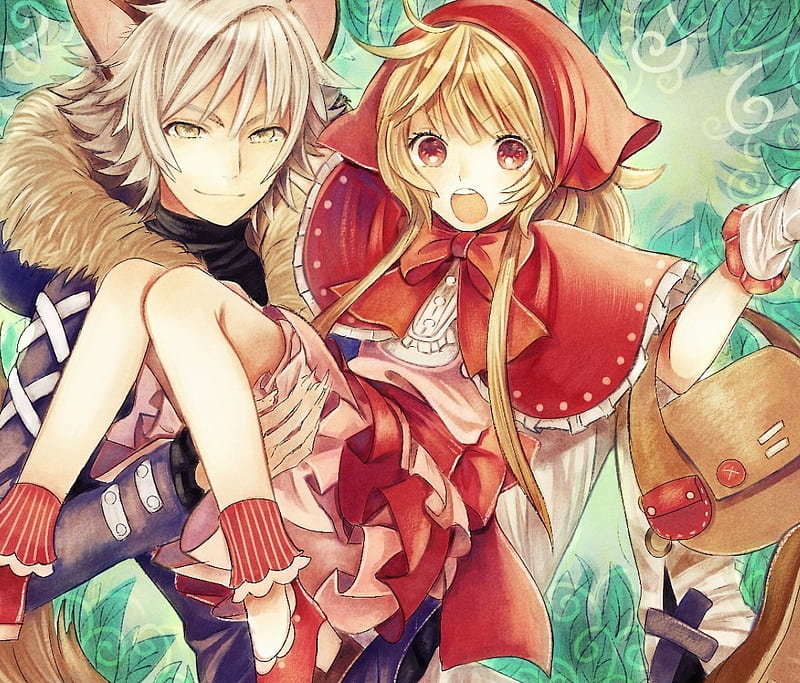 little red riding hood and wolf anime
