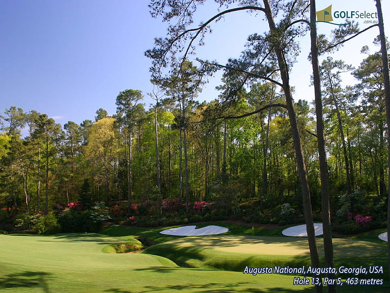 Augusta National, golf course, golf, awesome, bonito, links, HD wallpaper