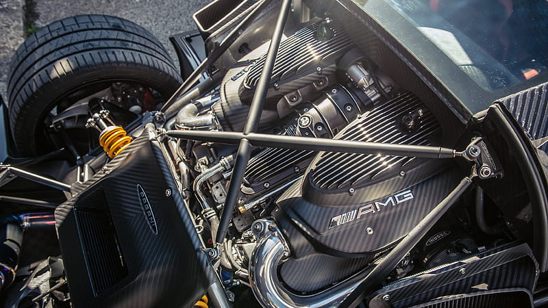 Pagani Huayra ENGINE, engine, turbo, HD wallpaper