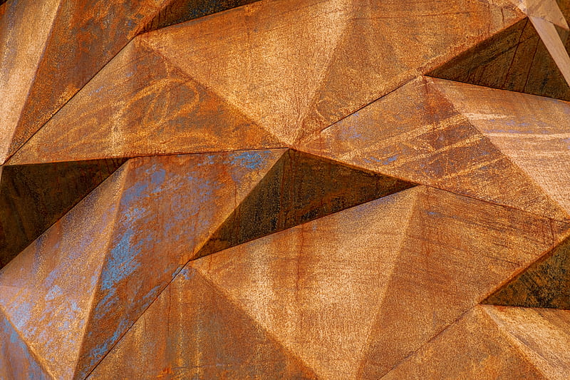 metal, iron, rust, surface, texture, HD wallpaper