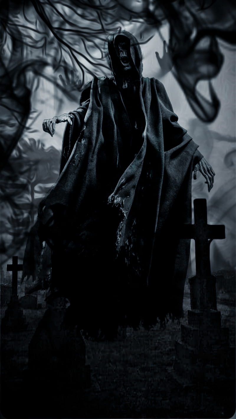 Dementor, white, death, muerte, panteon, skull, HD phone wallpaper | Peakpx