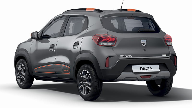 Vehicles, Dacia Spring, Car, Crossover Car, Electric Car, Gray Car, Small-Sized Car, HD wallpaper