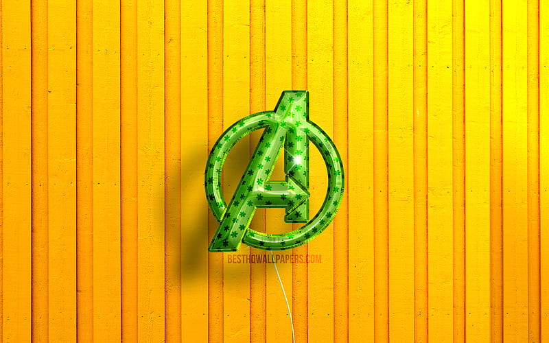 lamp with the avengers logo