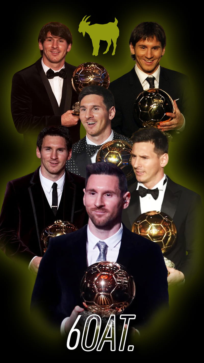 Messi Balon de Oro, argentina, ballon d or, ballon dor, balon de oro, barcelona, goat, messi, messi ballon d or, messi goat, HD phone wallpaper