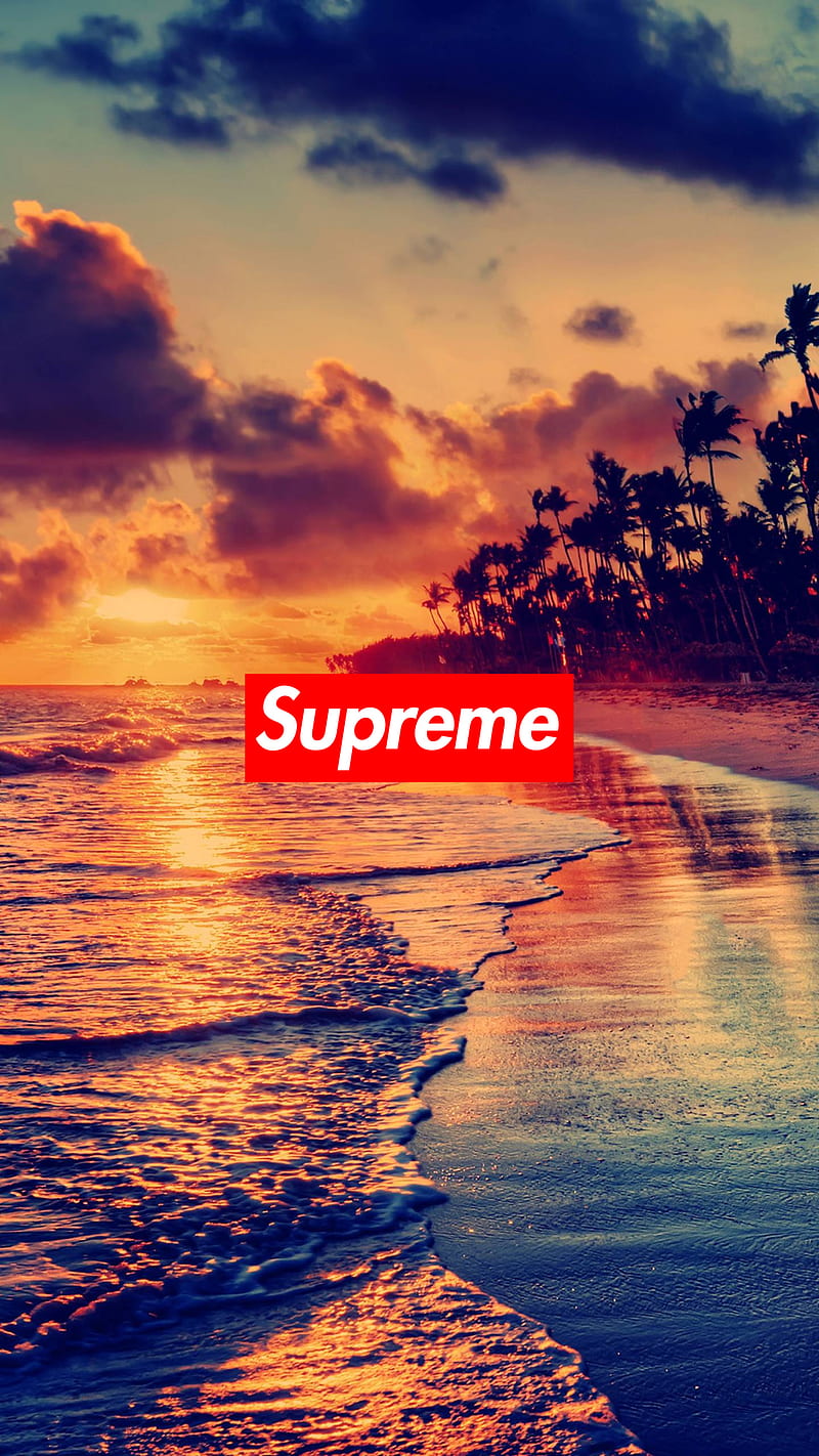 Supreme Beach, beach, hypebeast, logo, logos, nature, sea, supreme, water,  HD phone wallpaper | Peakpx