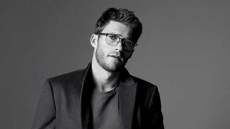 Scott Eastwood, bw, glasses, black, man, white, actor, HD wallpaper ...