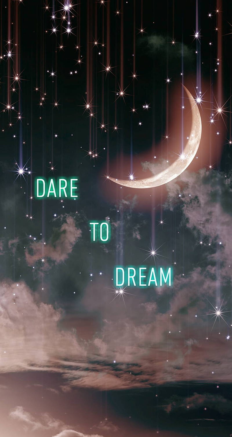 Dreams, dream, light, moon, moons, night, sky, star, stars, HD phone ...