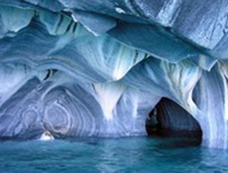 cave of crystals, rocks, crystals, nature, water, HD wallpaper