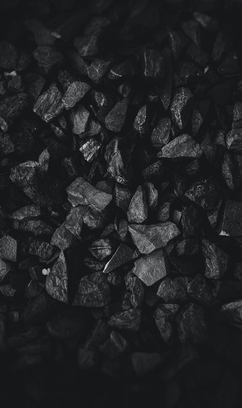 Black Rock , rocks, wall, HD phone wallpaper