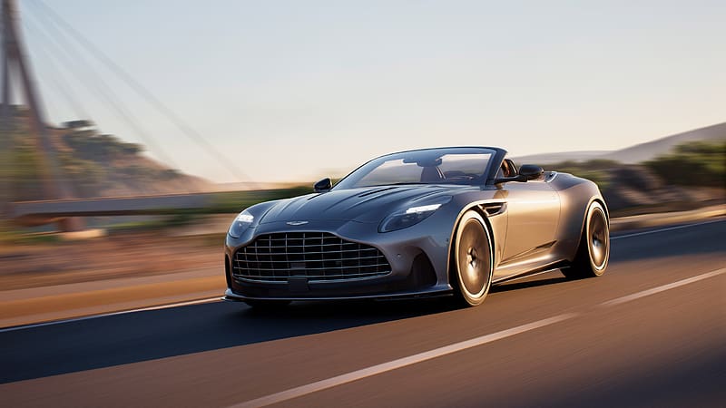 2024 Aston Martin DB12 Volante, Convertible, Turbo, V8, car, HD wallpaper