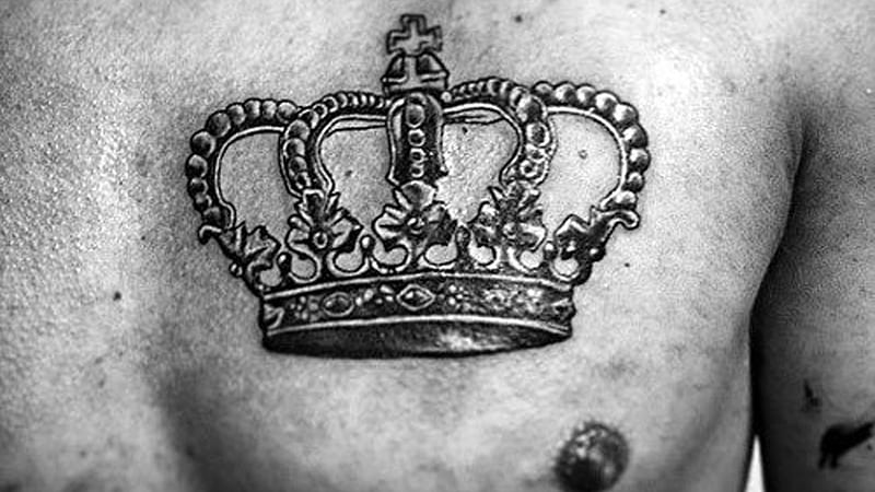 Crown Tattoo On Chest For Men Tattoos For Men, HD wallpaper | Peakpx