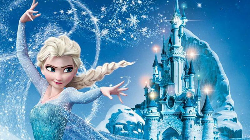 Asalto Cosquillas comestible Elsa vestido azul en el del castillo congelado, Fondo de pantalla HD |  Peakpx