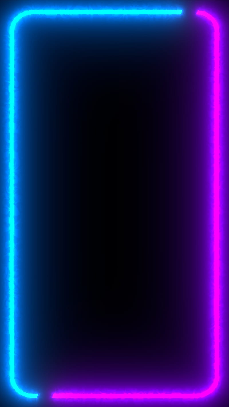 Marco roto 1, amoled, azul, borde, oscuro, hielo, iphone, neón, samsung,  violeta, Fondo de pantalla de teléfono HD | Peakpx