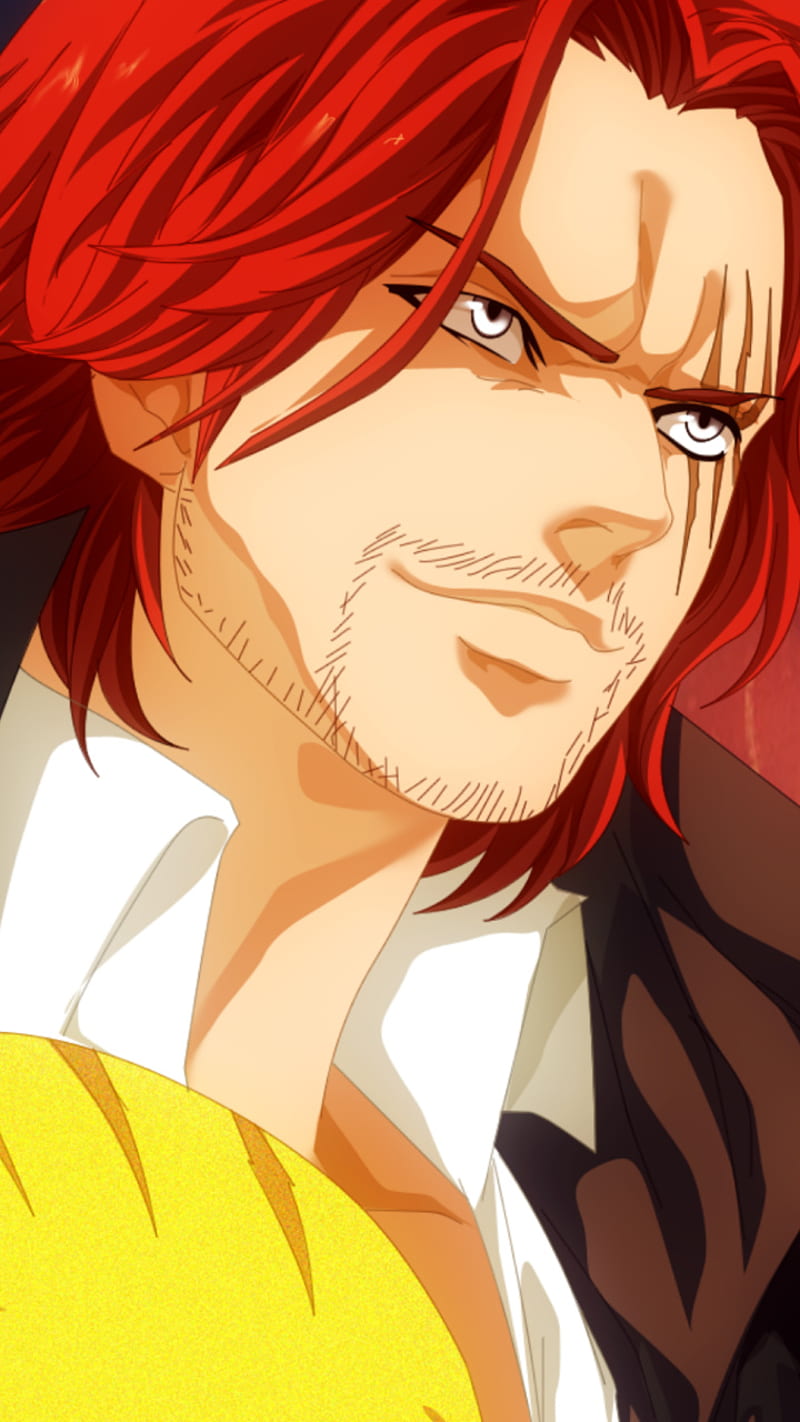 Shanks, anime, emperor, luffy, one piece, red haired pirate, swordsman, HD phone wallpaper