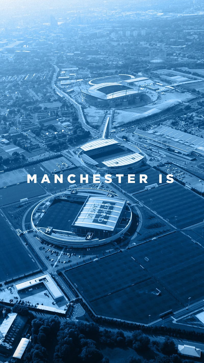 Manchester is blue , football, man city, winners, HD phone wallpaper