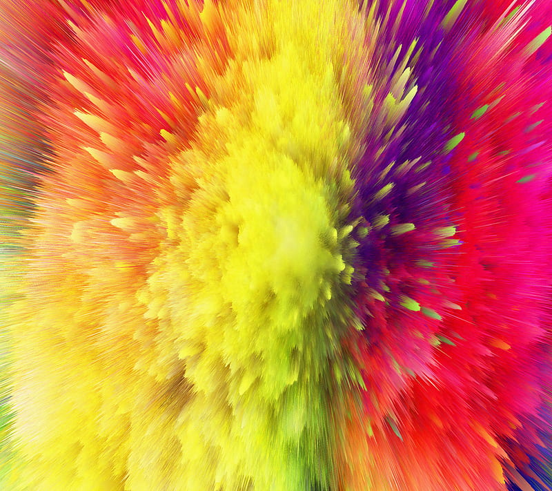 Explosive Background, color, funny, purple, yellow, HD wallpaper | Peakpx