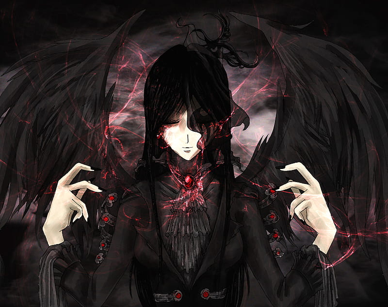 Scary Dark Anime Wallpapers  Top Free Scary Dark Anime Backgrounds   WallpaperAccess