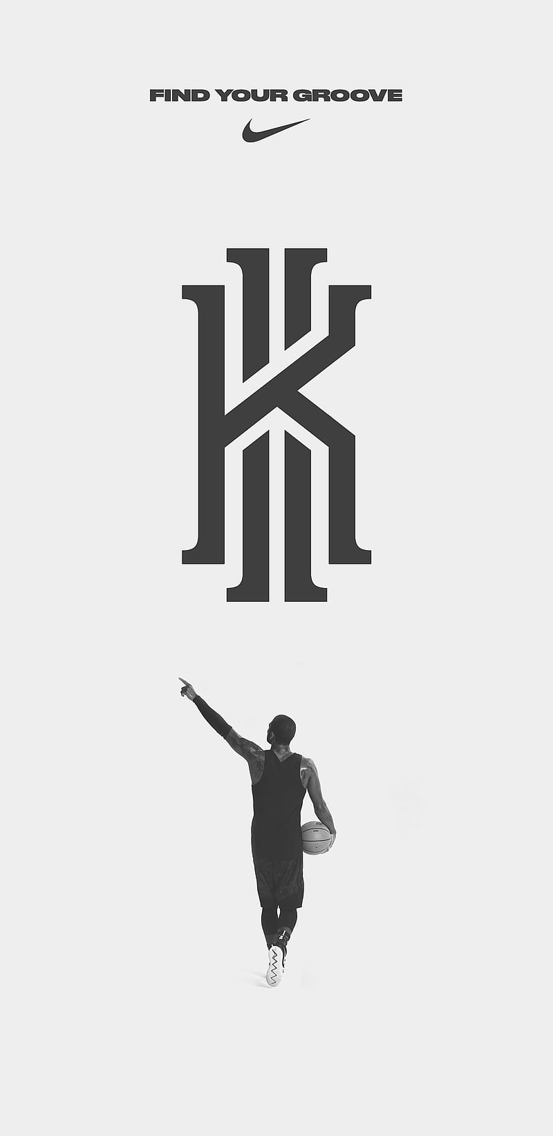 Find Your Groove, black, huawei, iphone, irving, kyrie, nike, oneplus, samsung, white, xiaomi, HD phone wallpaper