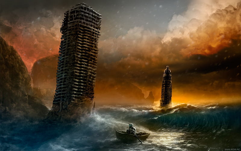 Romantically Apocalyptic creative painting 10, HD wallpaper