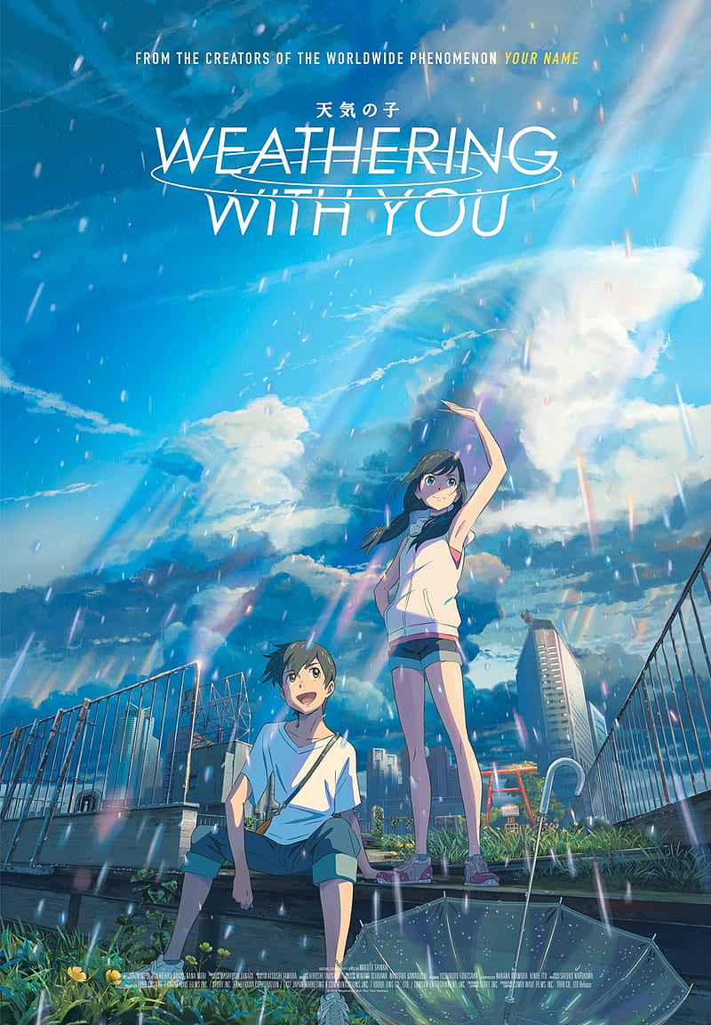 Weathering With You, anime, movie, HD phone wallpaper