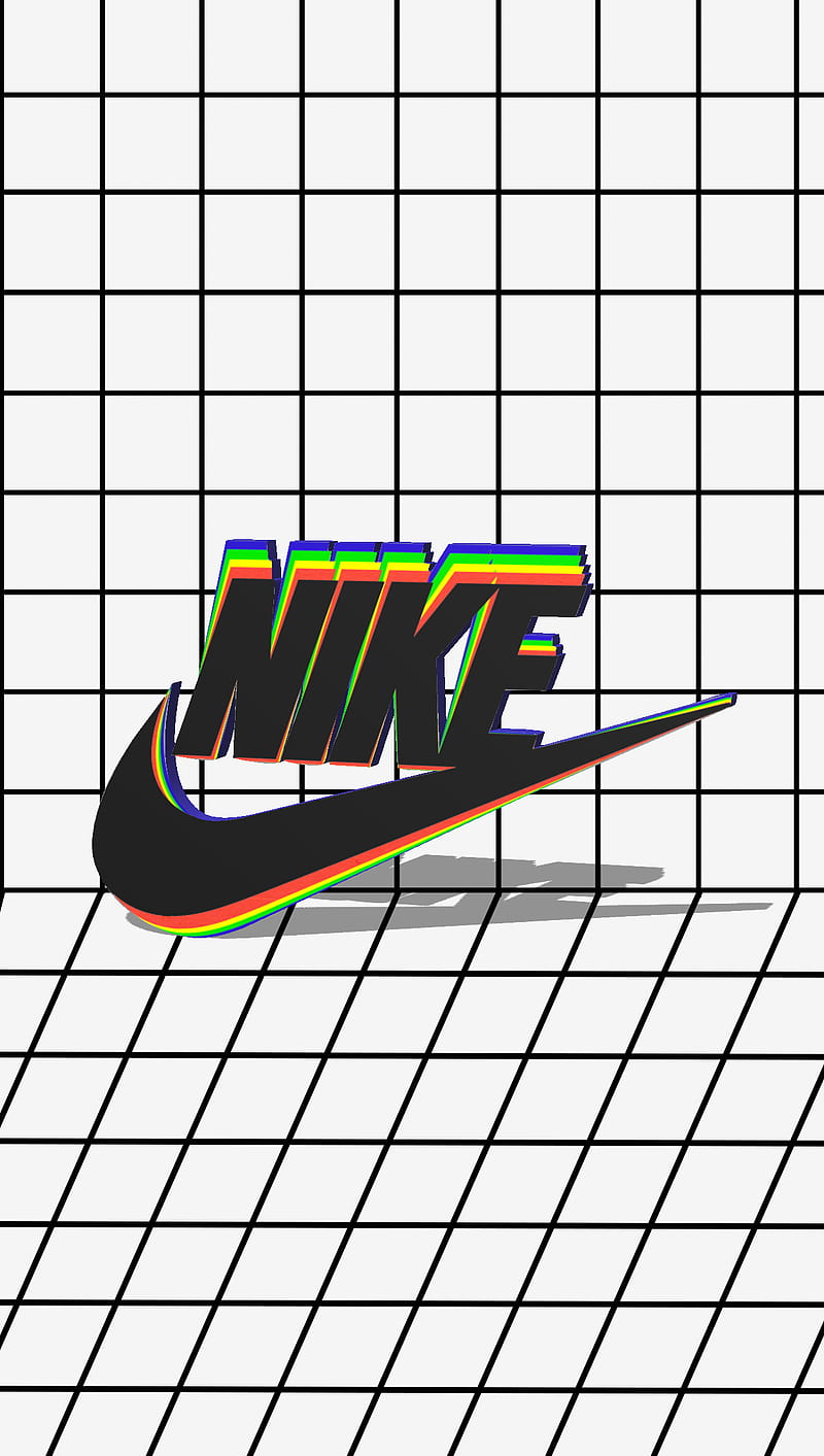 Logotipo de nike, logotipo de arcoíris, tumblr, onda de vapor, Fondo de pantalla de teléfono HD | Peakpx